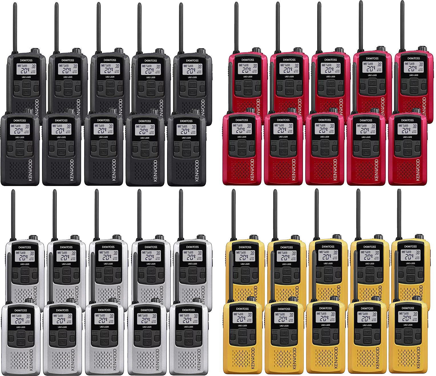 10台セット ケンウッド UBZ-LS20 ×10　インカム　トランシーバー　無線機　休日を除く14時までのご注文決済分は即日出荷出来ます