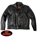 米国直輸入! ホットレザー [Classic Motorcycle Leather Jacket With Zip Out Lining] クラシック モーターサイクル レザー ジャケット ウィズ ジップアウト ライニング! 本革 ダブル ライダースジャケット 革ジャン インナー取外OK! 大きいサイズ!