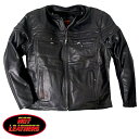 米国直輸入 ホットレザー Motorcycle Leather Jacket With Double Piping モーターサイクル レザー ジャケット ウィズ ダブル パイピング 本革 ライダースジャケット ブラック 革ジャン 裏地メッシュ インナー取外OK 通気性抜群 ベント機能装備