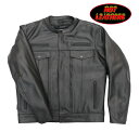 日本未発売 セール価格 ホットレザー MEN 039 S BLACK LEATHER MOTORCYCLE STYLE BIKER JACKET メンズブラックレザーモーターサイクルスタイルバイカージャケット 本革 黒 米国直輸入 大きいサイズ M~2XL