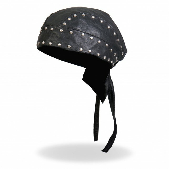 日本未発売!米国直輸入!セール価格! ホットレザー [Studded Leather Head Wrap] スタッド レザー ヘッドラップ! 黒 …