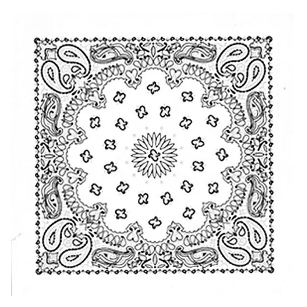 日本未発売!米国直輸入! ホットレザー [Classic Paisley Bandana] クラシック・ペーズリー・バンダナ! 全10色! ヘッドラップやスカーフに! ヘルメットインナー インナーキャップ 海賊巻 正方形 バイクに! お弁当包み ネッカチーフ バイカー