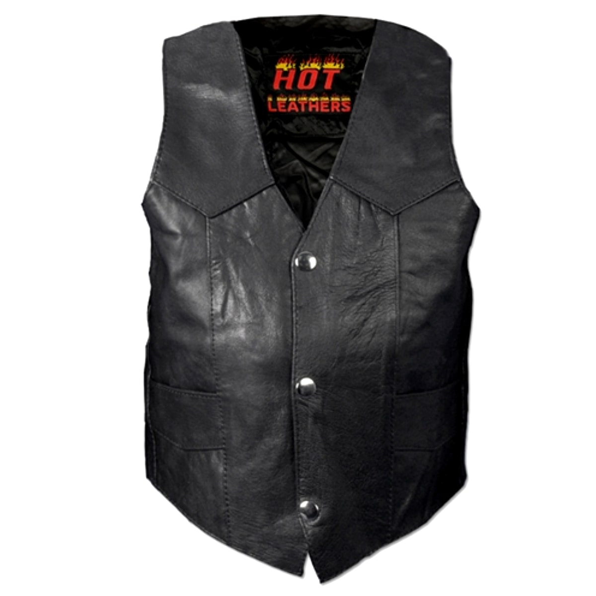 日本未発売 セール価格 ホットレザー 本革 Classic Toddler Biker Leather Vest クラシック トドラー キッズ 未就学児 バイカー レザーベスト 子供服 幼児用 米国直輸入 カウハイドレザー ブラック 黒 親子コーデ ペアコーデ