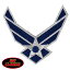 日本未発売! セール価格! ホットレザー [US Air Force Logo Patch] US・エアフォース・ロゴ ワッペン! 空軍 パッチ アップリケ 米国 HOTLEATHERS 直輸入! ウェアのカスタムに! 布製 アイロン対応 サイズ小