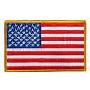 【サイズ極小】日本未発売 セール価格 ホットレザー American Flag Patch アメリカン フラッグ ワッペン USA 国旗 星条旗 パッチ 米国直輸入 ウェアのカスタムに 布製 アイロン対応