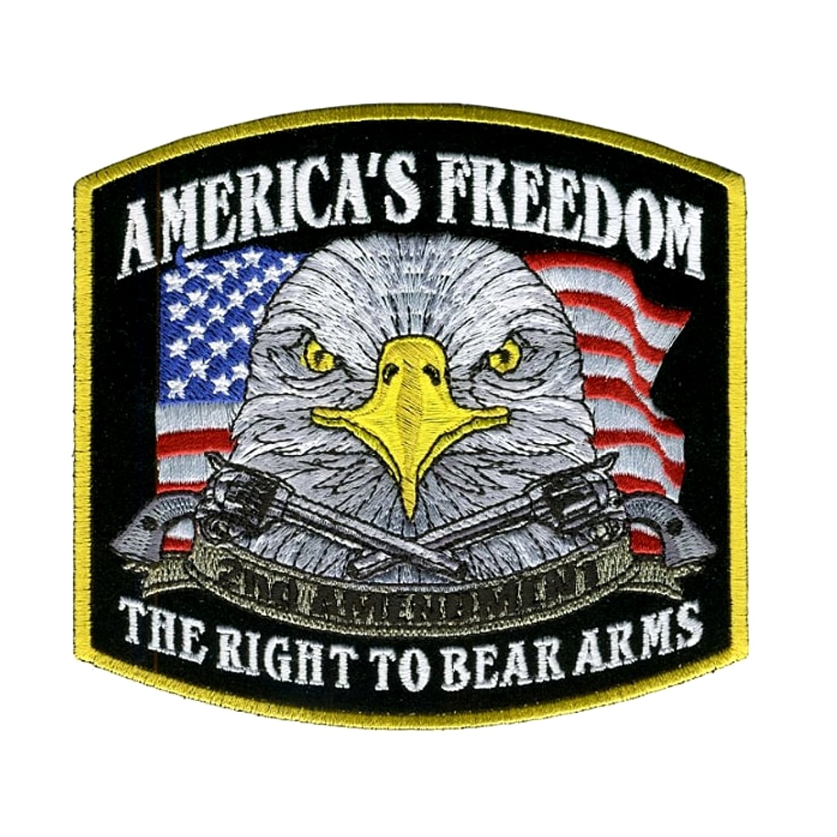 ̤ȯ! ! ۥåȥ쥶 ٤2! [America's Freedom Second Amendment Patch] ꥫե꡼ࡦɥɥ åڥ! ѥå ƹľ͢! Υ!  б 羮