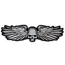 日本未発売! セール価格! ホットレザー 2サイズ!! [Metal Wings Patch] メタル ウィング ワッペン! パッチ スカル 米国バイカー専門アパレルブランド ホットレザーから直輸入! ウェアのカスタムに! 布製 アイロン対応 サイズ小