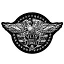 日本未発売 セール価格 ホットレザー 2サイズ Vets Don 039 t Forget Eagle Patch ベッツドントフォゲット イーグル ワッペン 鷲 スカル パッチ 米国バイカー専門アパレルブランド HOTLEATHERS 直輸入 ウェアのカスタムに 布製 アイロン対応 サイズ小