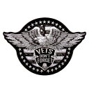 日本未発売 セール価格 ホットレザー 2サイズ Vets Don 039 t Forget Eagle Patch ベッツドントフォゲット イーグル ワッペン 鷲 パッチ 米国バイカー専門アパレルブランド HOTLEATHERS 直輸入 ウェアのカスタムに 布製 アイロン対応 サイズ大 背中用