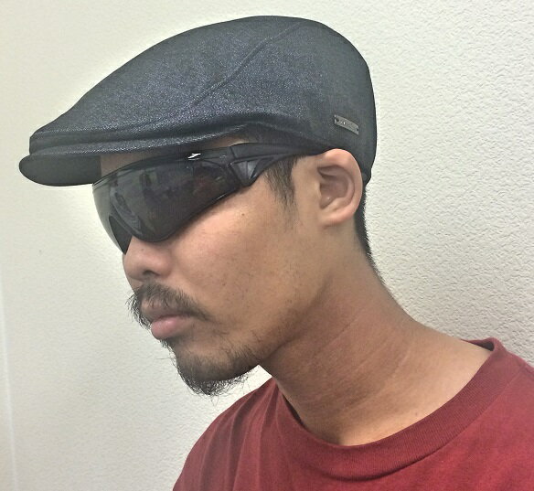 日本製児島デニムハンチング(岡山)MADEINJAPAN 児島ジーンズの2色 Sサイズ Mサイズ ブラック ネイビー コ