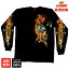 ̤ȯ! ! ƹľ͢! ۥåȥ쥶 [Electric Skull Long Sleeve Shirt] 쥯ȥå  󥰥꡼ T! Ĺµ ֥å  T   ե쥢 ץT Ť Hot Leathers 礭 Х!