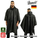 Brandit ブランディット Ripstop Poncho リップストップポンチョ 全6色 レインコート! 携帯用バッグ付き ドイツメーカー 雨がっぱ 雨具 ...