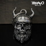 ƹ Bravo Bells Х Ҥ 3D ٥  ꥢ [Viking Warrior Skull] ֥ܡ٥ Made In USA  ȤƥХؤ̤ʥեȤ! Х ȥХ  ꡼ ۥ  ǥ٥ Guardian Bell