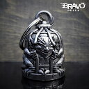 米国製 Bravo Bells グレムリン 牢獄 ベル Caged ブラボーベル Made In USA 魔除け お守りとしてバイカーへの特別なギフトに バイク オートバイ 鈴 アクセサリー キーホルダー キーチェーン ガーディアンベル Guardian Bell