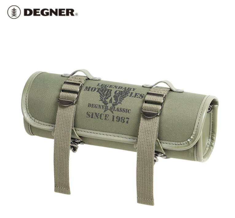 正規品 [DEGNER TEXTILE TOOL BAG /NB-185-KK] デグナー テキスタイルツールバッグ！ カーキ