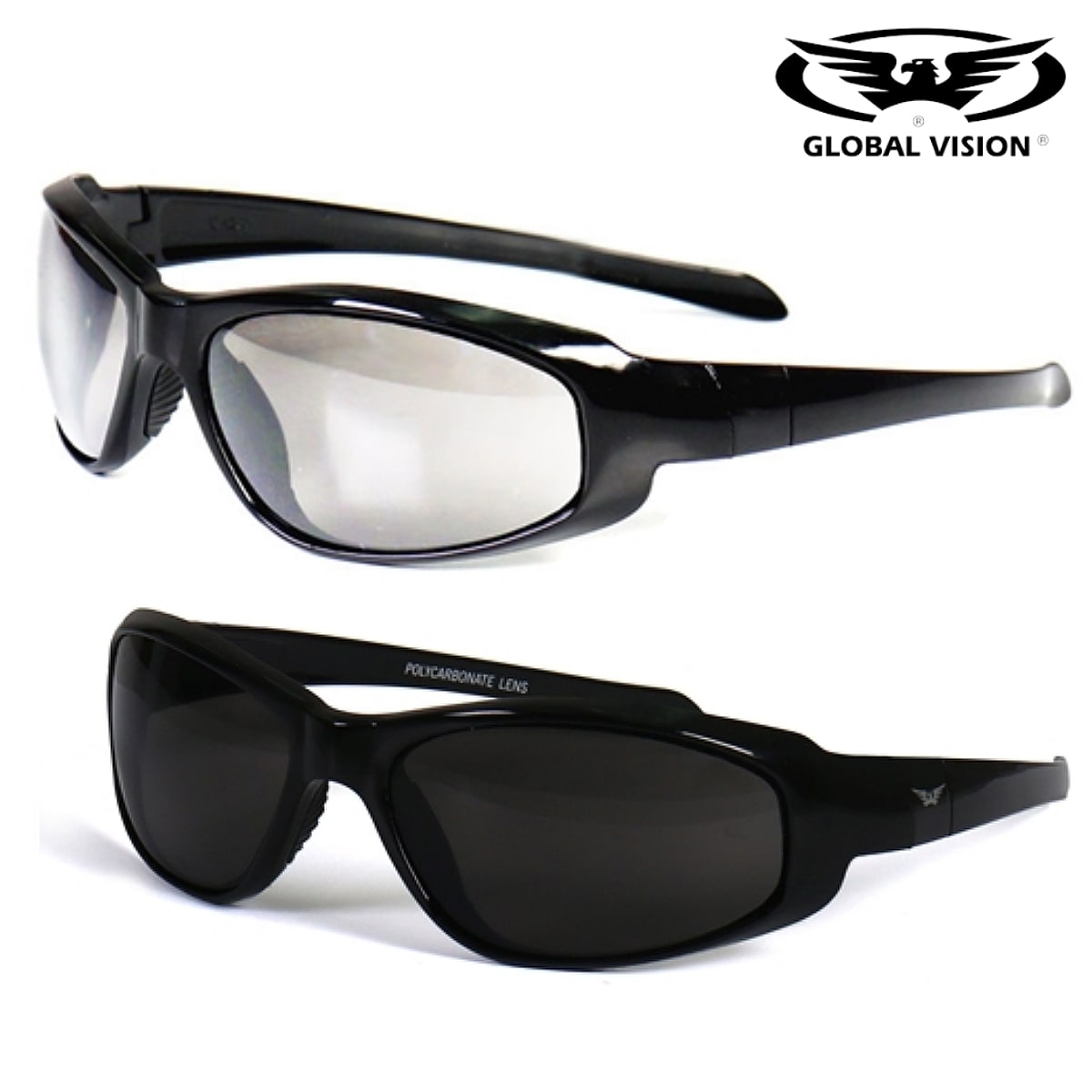 GLOBAL VISION 󥰥饹 Hercules 2 Sunglasses ⶯١ѵؤ! 2! Хӥ إ饯쥹2 󥰥饹!  ֥åե졼 UV400 ⡼/ꥢ ɻ߲ù ѻ ޤʤ ANSI Z87.1 Х!ž