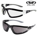 GLOBAL VISION バイク サングラス ゴーグル Ruthless A/F Sunglass 米国直輸入! クリア/スモーク レンズ曇り防止 両面アンチフォグコーティング! グローバルビジョン ルースレス 一枚レンズ ANSI Z87.1 規格適合 UV400 飛散防止加工 耐擦傷自転車