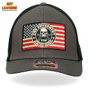 Hot Leathers Lbv nbg oCJ[ [Trucker Hat 2nd Amendment Flag] XJ  O[ `R[  bV XibvobN x[X{[Lbv gbJ[nbg 싅X Xq čzbgU[A I[goC c[O oCN!