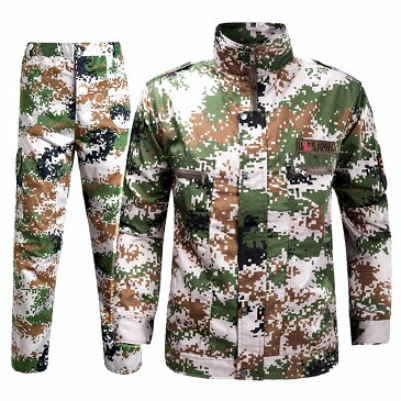 【送料無料!】全5色! 6サイズ! [Men's Military Uniform Camouflage Suit Set] メンズ ミリタリーユニフォームカモフラージュスーツセット! ジャケット＆パンツ 上下セット セットアップ 長袖 ジャージ アウトドア アーミー 戦闘服 軍服 迷彩 サバゲー バイクに!