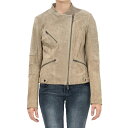 全7サイズ Women 039 s Beige Pigskin Genuine Leather Slim Fit Riders Jacket レディース ベージュ ピッグスキン ジェニュインレザー スリムフィット ライダースジャケット ウィメンズ 女性用 本革 豚革 革ジャン コート アウター バイクに