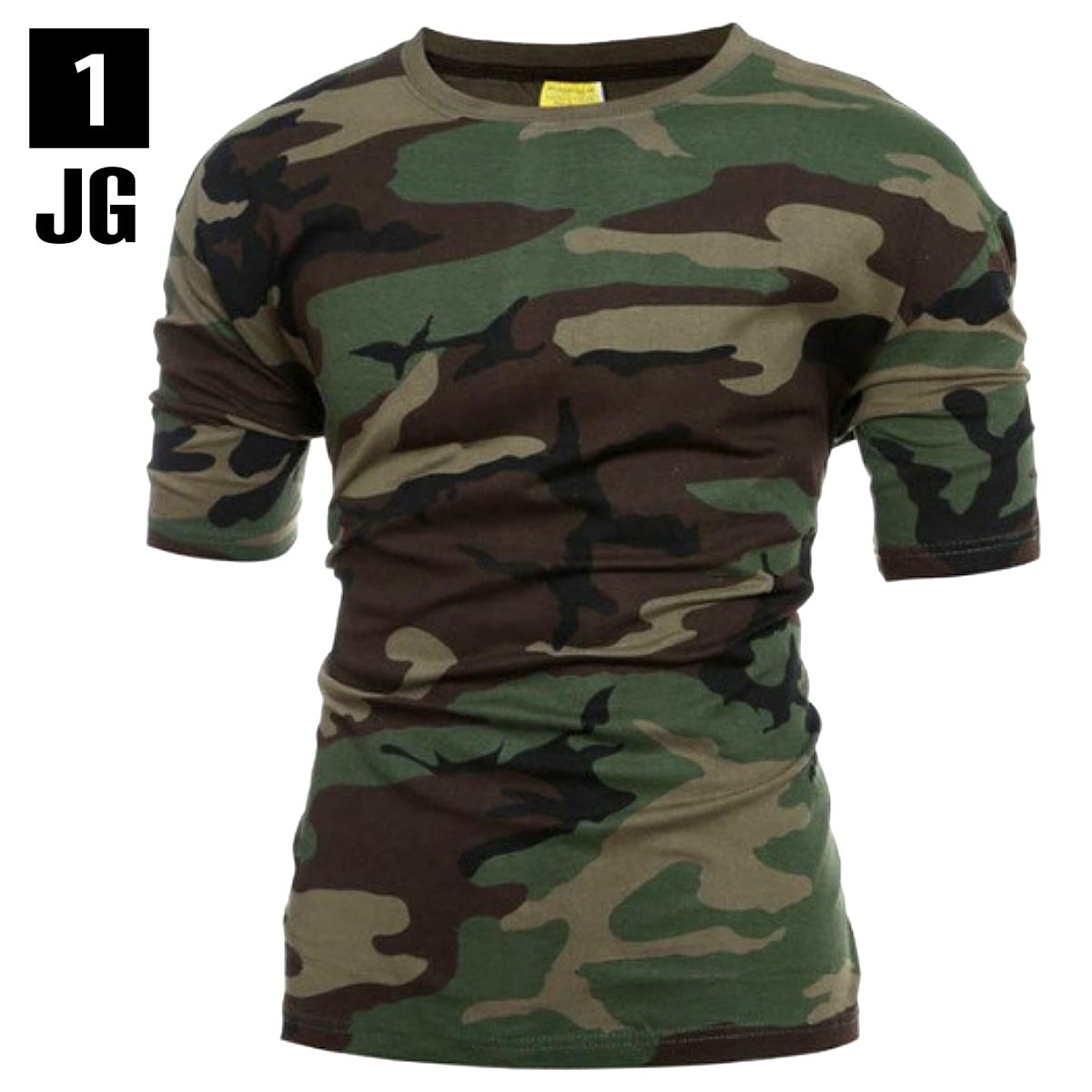 【送料無料!】全6色! 4サイズ! [Men's Military Camouflage Quick Dry T-Shirt] メンズ ミリタリーカモフラージュ クイックドライTシャツ! 半袖 プルオーバー インナー アーミー 戦闘服 コンバット 迷彩 サバゲー バイクに!