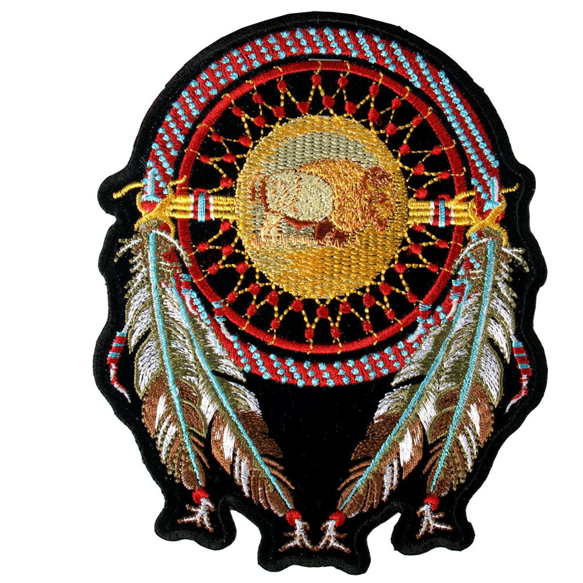 日本未発売! セール価格! ホットレザー 2サイズ!! [Dream Catcher Patch] ドリームキャッチャー ワッペン! パッチ 米国バイカー専門アパレルブランド ホットレザーから直輸入! ウェアのカスタムに! 布製 アイロン対応 サイズ大