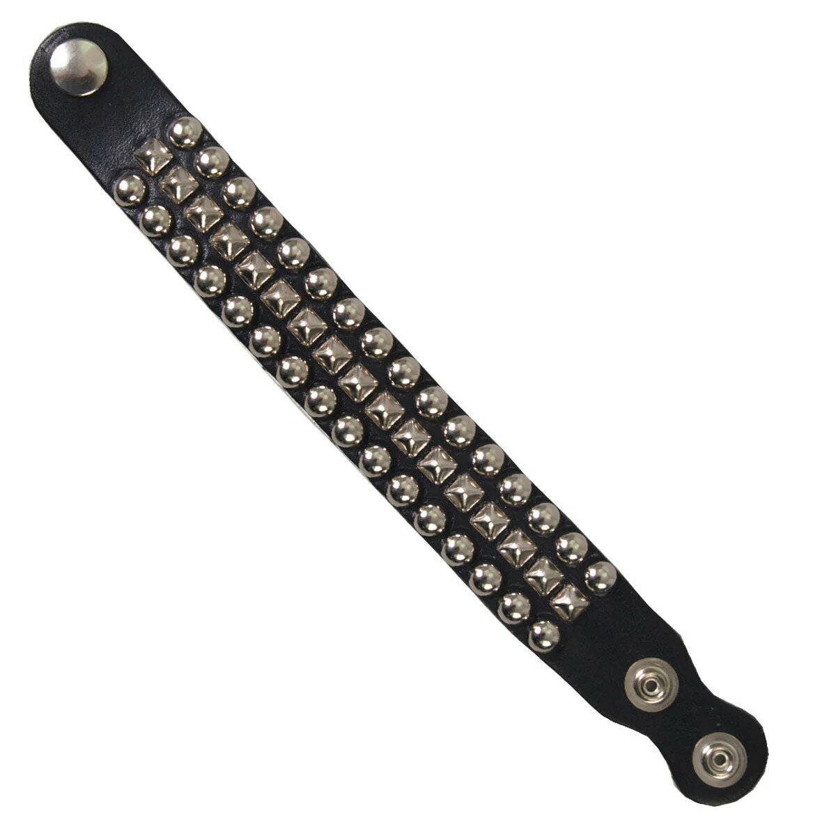 樂天商城 - Leather Wrist Band with Studs レザーリストバンド リストバンド日本未発売！バイクに！