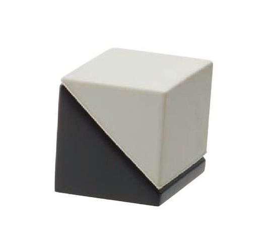 メール便可　戸当り　ダイカスト+樹脂製　木質用戸当り（スクエア）