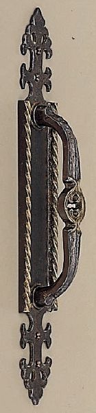 ドア用取っ手　スパニッシュ座付取手　大サイズ