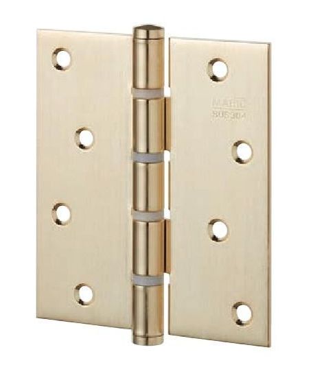 メール便/定形外便可　ステンレス製 金色義星丁番リング入り　102ミリ×89ミリ