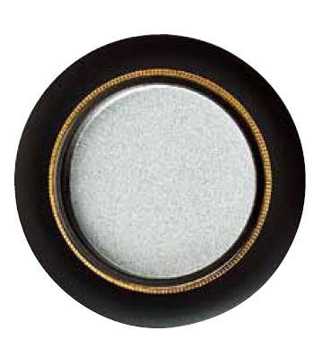 襖、ふすま用引手　鉄製　黒蛇ノ目銀底　 引き手　中か大サイズ　メール便可