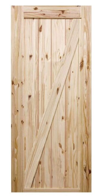 ドア用　木材製　パイン無塗装ドア 　762×2134サイズ