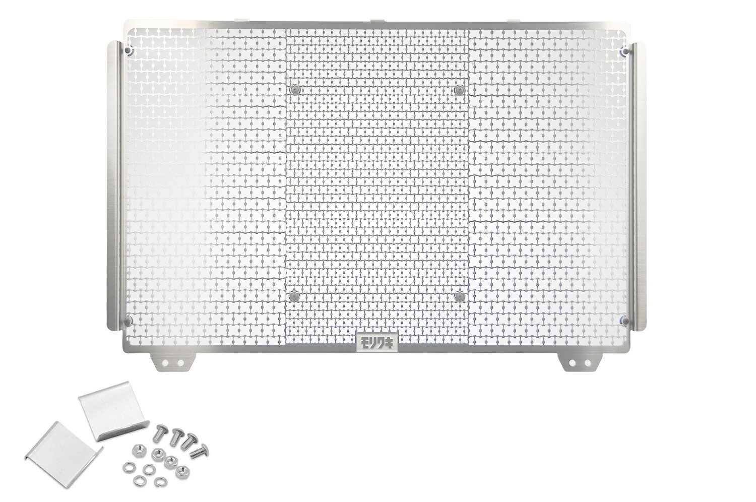 MORIWAKI/モリワキ CBR650R/CB650R 19-/21-22/23- ラジエターコアガード Radiator Core Guard SILVER (品番 01911-201R7-00)