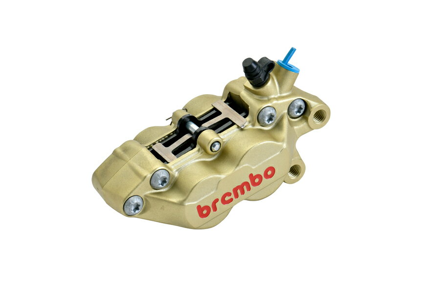 brembo/ブレンボ Axial 4Pキャリパー GLD キャスト 右用40mmピッチ/赤ロゴ