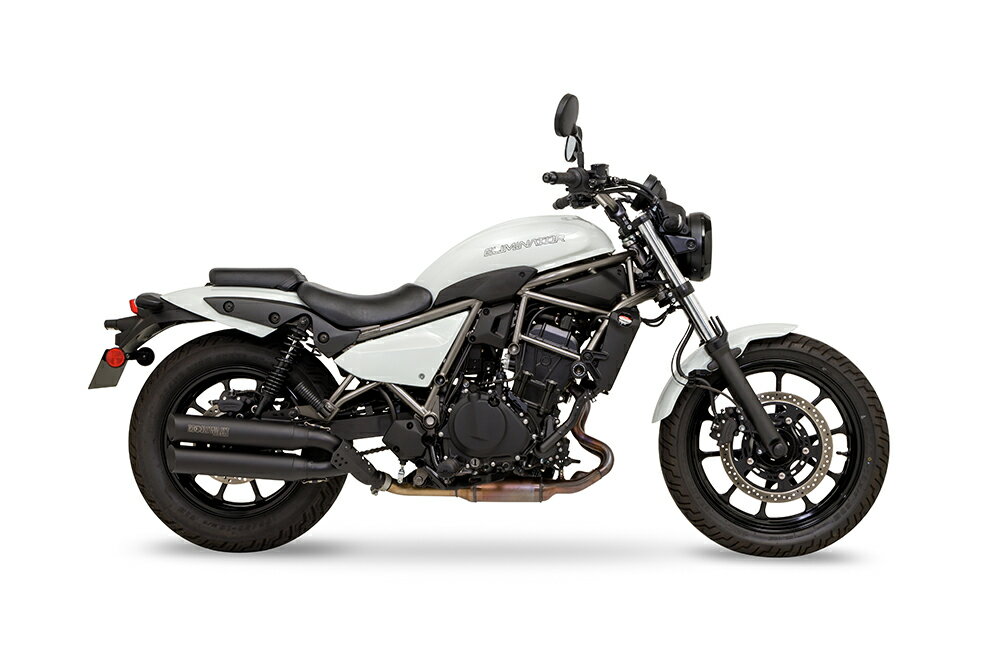 MORIWAKI/モリワキ マフラー CROSS TWIN BLACK S/O スリップオン ELIMINATOR 23- 01810-CG261-01