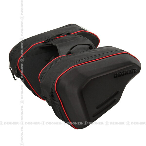 Saddle Bag - 【デグナーWEB正規代理店】 スポーツダブルバッグ/SPORTS DOUBLE BAG RDパイピング (NB-36-RDP)