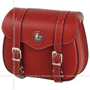 【デグナーWEB正規代理店】 レザーサドルバッグ/LEATHER SADDLEBAG（ワイン） (PRSB-3-WINE)