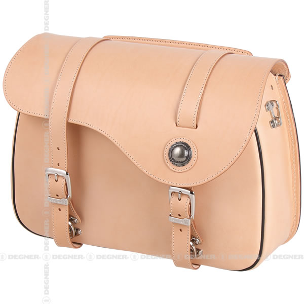 Saddle Bag - 【デグナーWEB正規代理店】 レザーサドルバッグ (タン) [PRSB-9B-TAN]