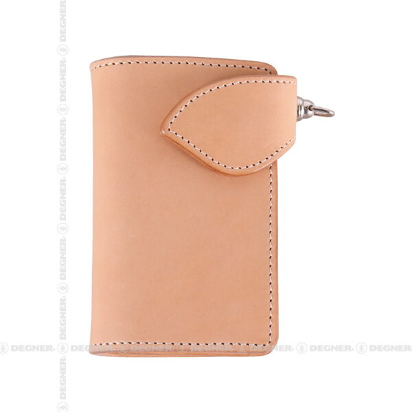 【デグナーWEB正規代理店】 W-95 ミドルウォレット TAN