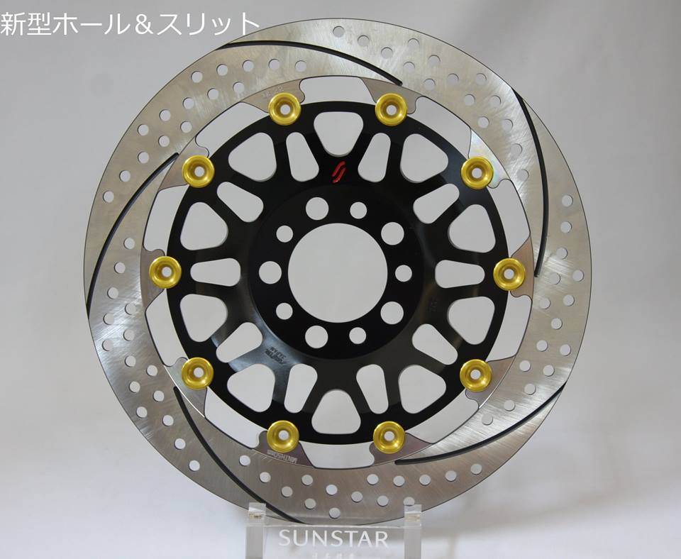 89-99年 ZXR400 サンスター/SUNSTAR フロント ディスクローター　 プレミアムレーシング ホール＆スリット 右用 (EM201FR)