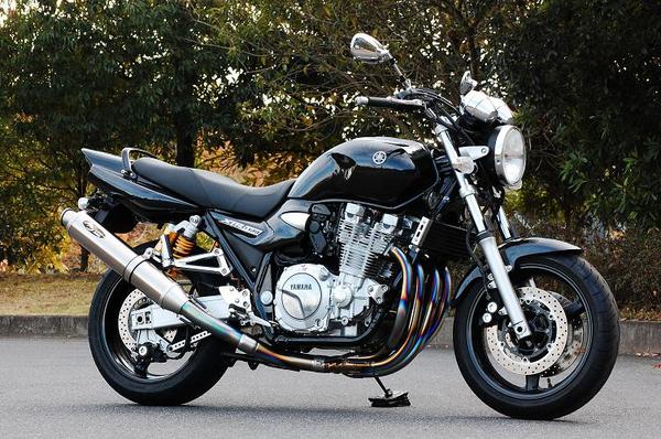 07-16 XJR1300 ノジマ FASARM PRO TITAN 手曲げ　マフラー Ti ( nmtx225vz-clk )