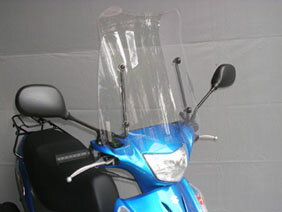 AF-ASAHI / 旭精器製作所 AD-03-10 ウインドシールド ミラーケイ アドレスV125/G 07-09(CF46A/CF4EA/K7-K9/GK7-GK9) (品番 AD-03-10)
