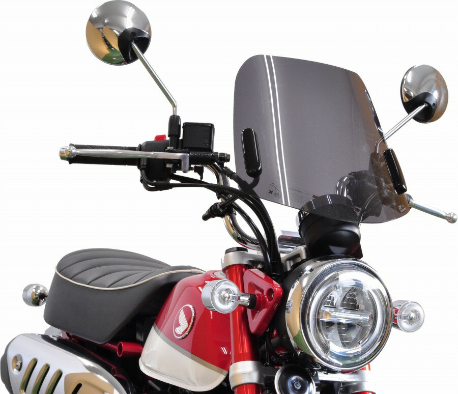 AF-ASAHI / 旭精器製作所 ミドルスクリーン スモーク モンキー125 2BJ-JB02 (品番 MK-03)