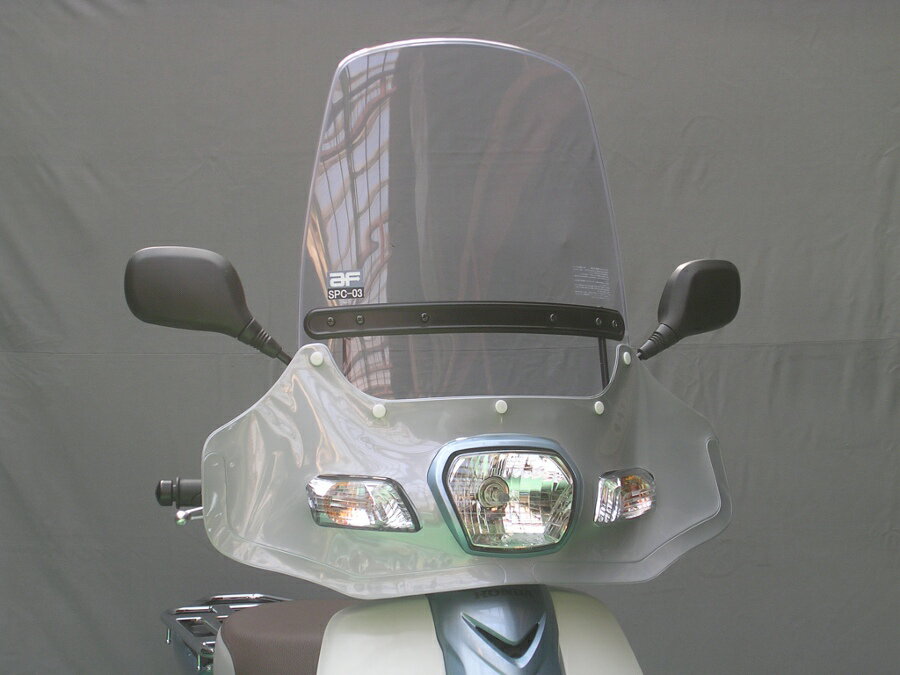 AF-ASAHI / 旭精器製作所 ウインドシールド スーパーカブ110 12- (EBJ-JA10) (品番 SPC-03)