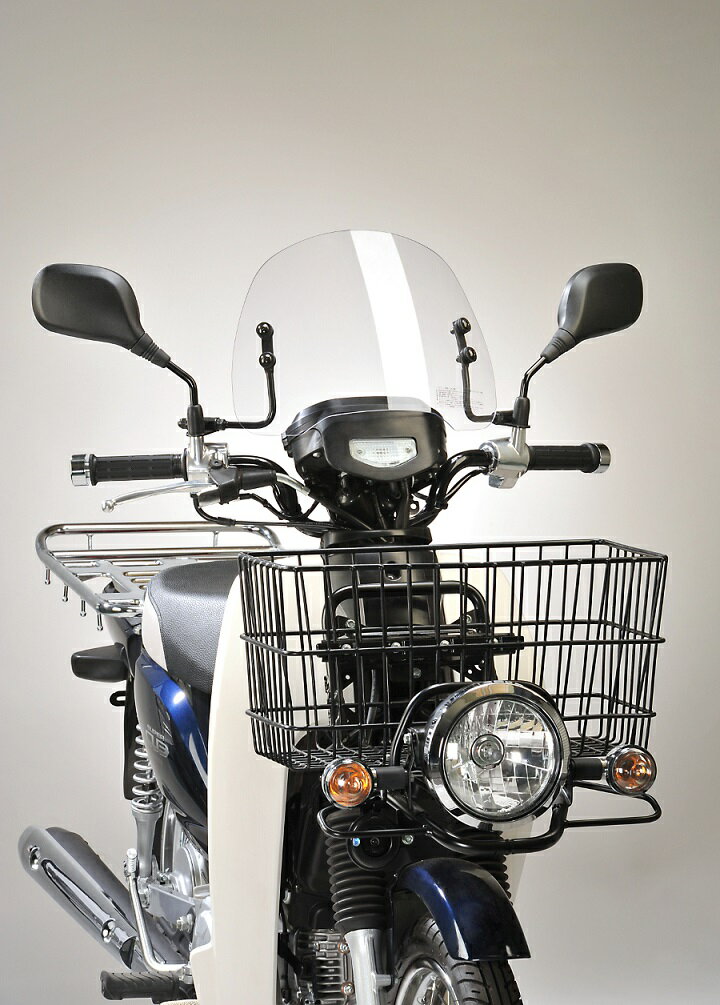 AF-ASAHI / 旭精器製作所 ショートバイザー スーパーカブ50/110プロ(中国製) JBH-AA04/EBJ-JA10 (品番 SPC-08-P)