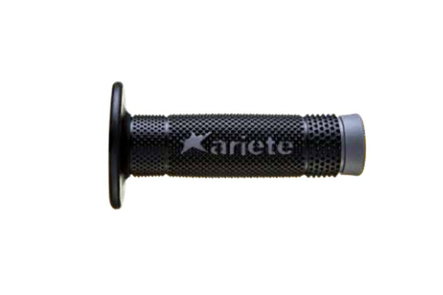 ariete VULCAN OFF GRIPS GRY/BLK スーパーソフト/115mm/非貫通 (品番 02643-GRN)