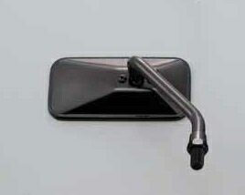 DAYTONA/デイトナ ショートステムミラー 右 ブラック スクエア (品番 47547)