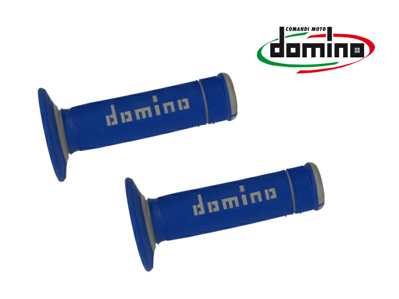 Rakuten - domino/ドミノ グリップ オフロードタイプ エクストリーム ブルーXグレー