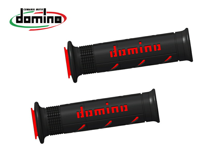 domino/ドミノ グリップ ストリートタイプ ブラックXレッド a25041c4240