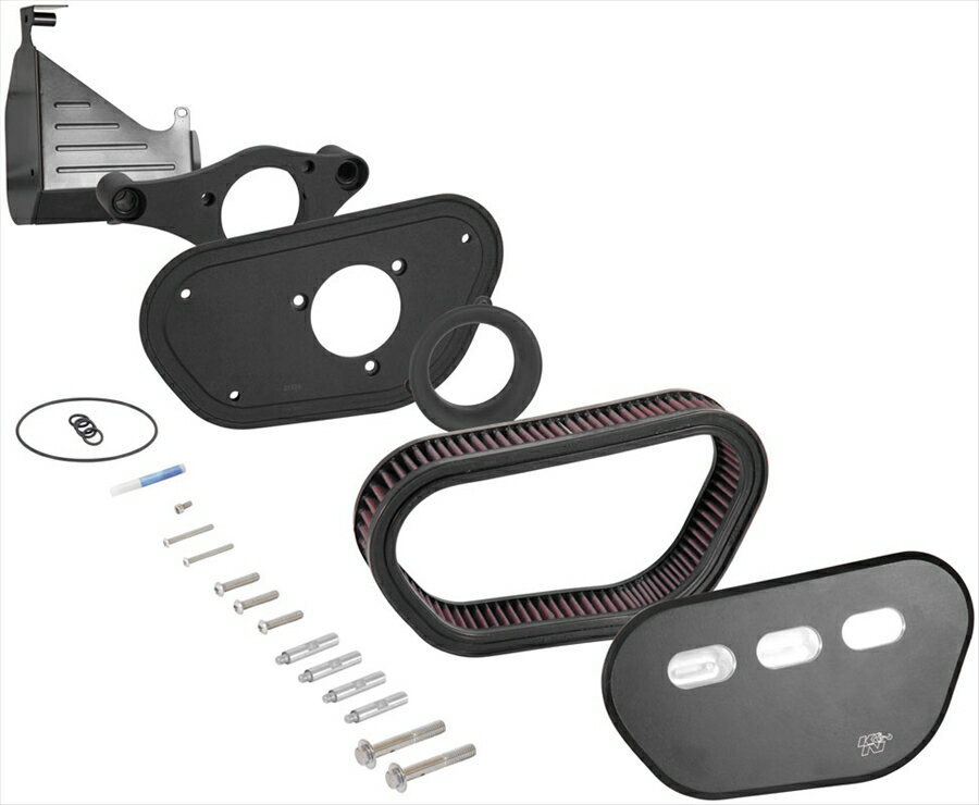 Rakuten - K&N/ケーアンドエヌ インテークキット BIG8 ブラック TOURING 17 (品番 RK-3948B)